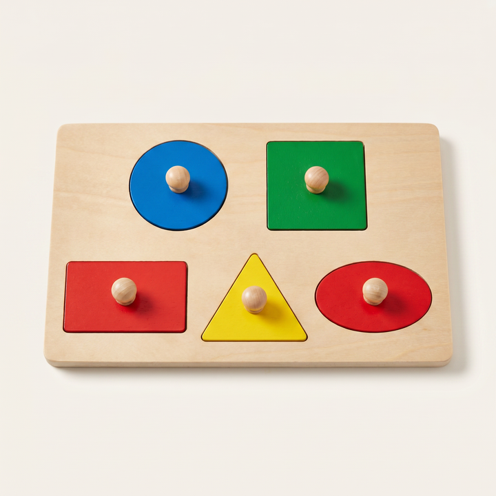 Wooden Shape &amp; Color Puzzle Board — a version of the product