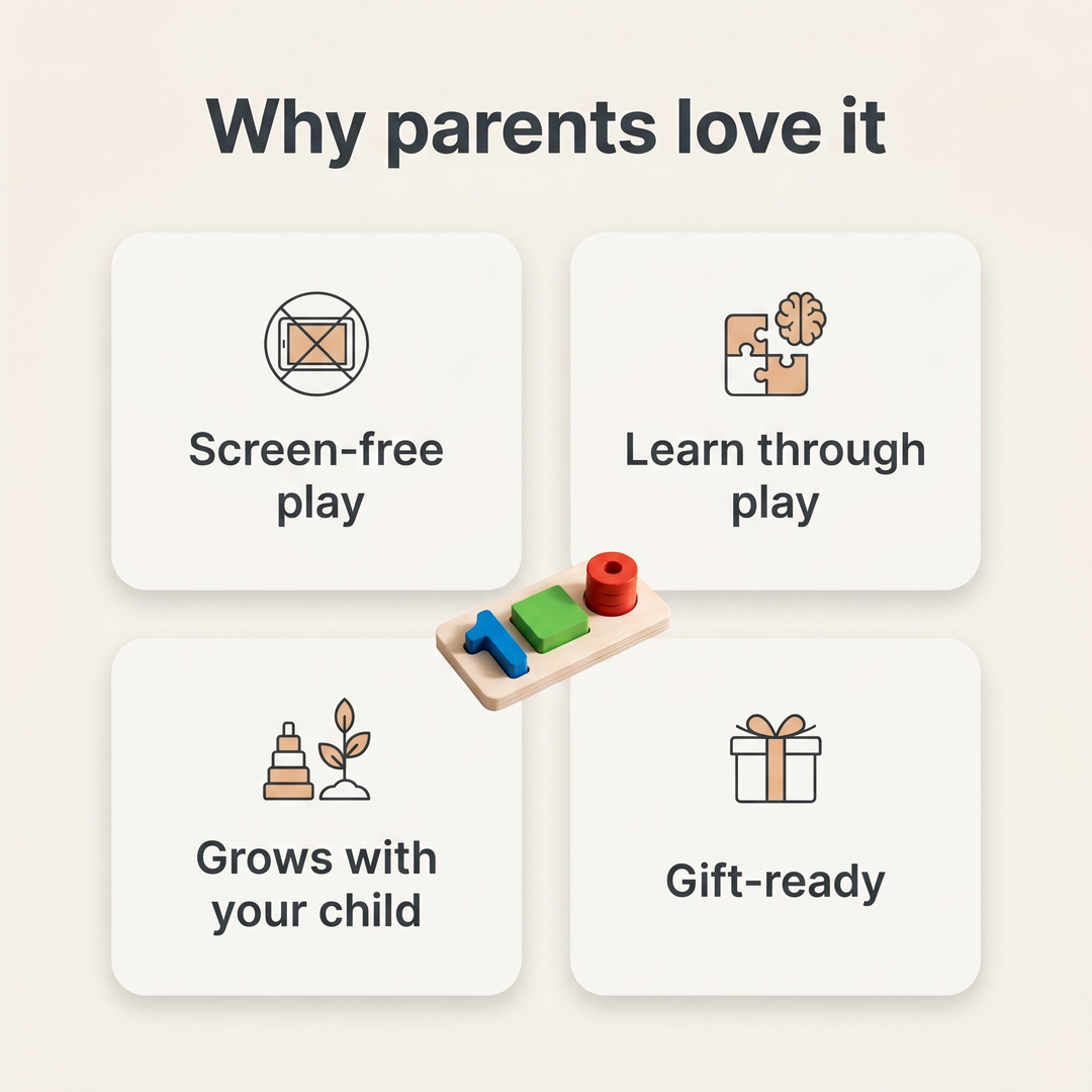 Wooden Counting &amp; Fishing Board — why parents choose it
