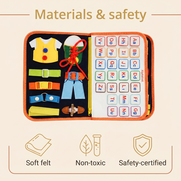 Materials and safety - soft felt, non-toxic, safety-certified