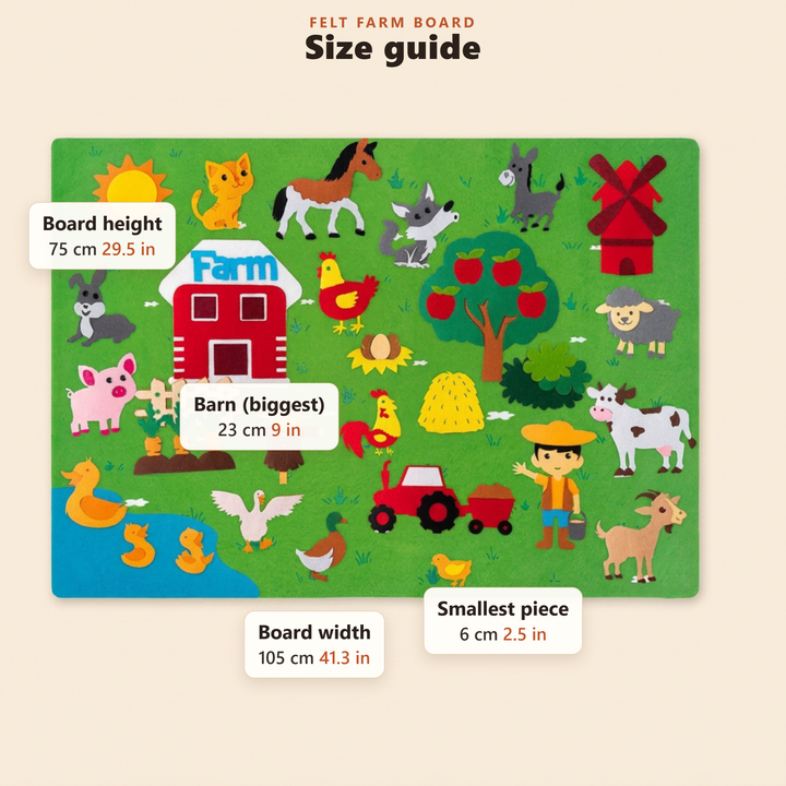 Felt Farm Story Board