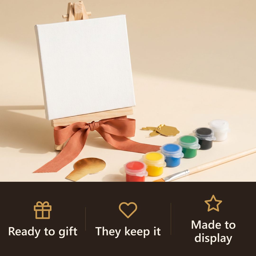 Kids' Mini Canvas Painting Kit - gift