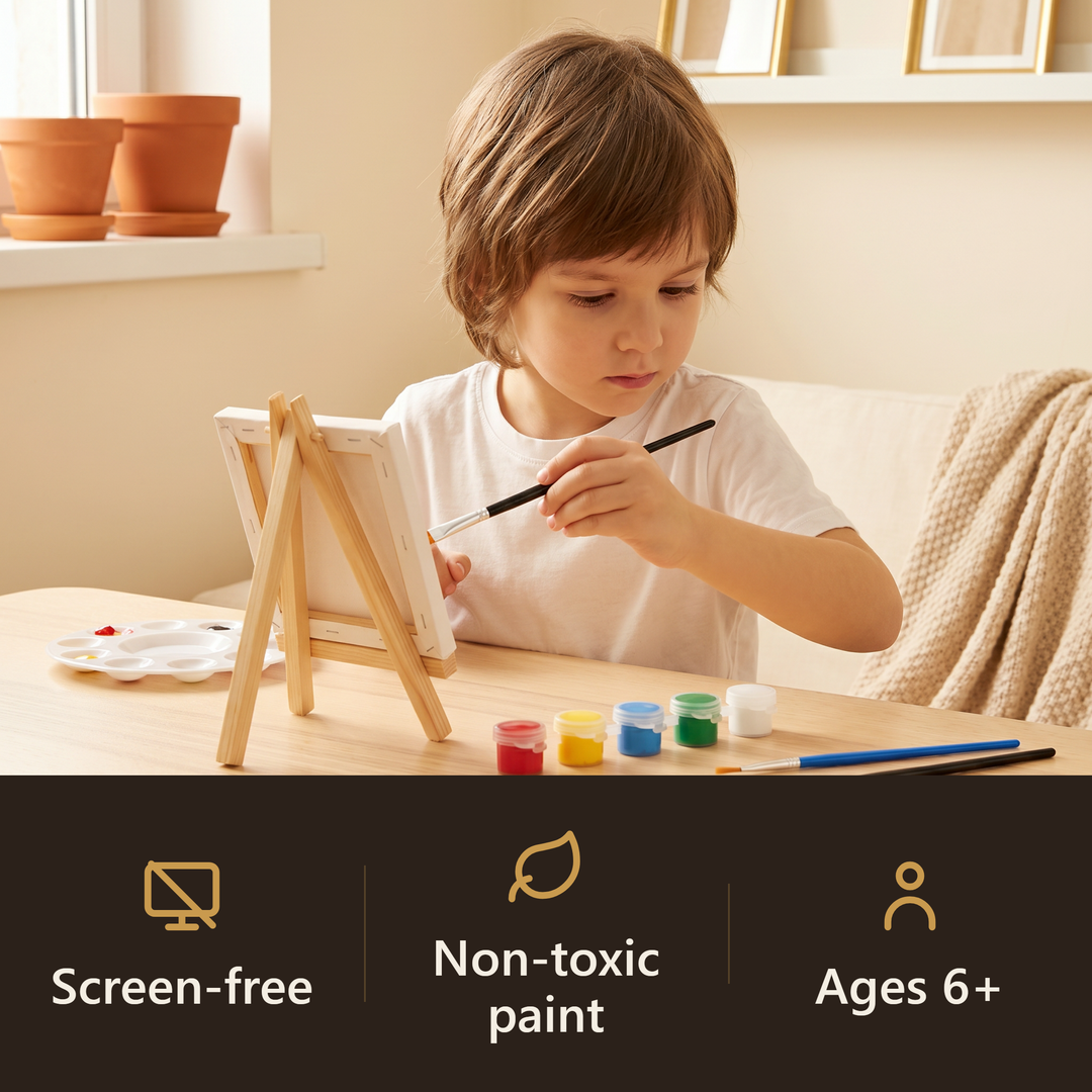 Kids' Mini Canvas Painting Kit - hook