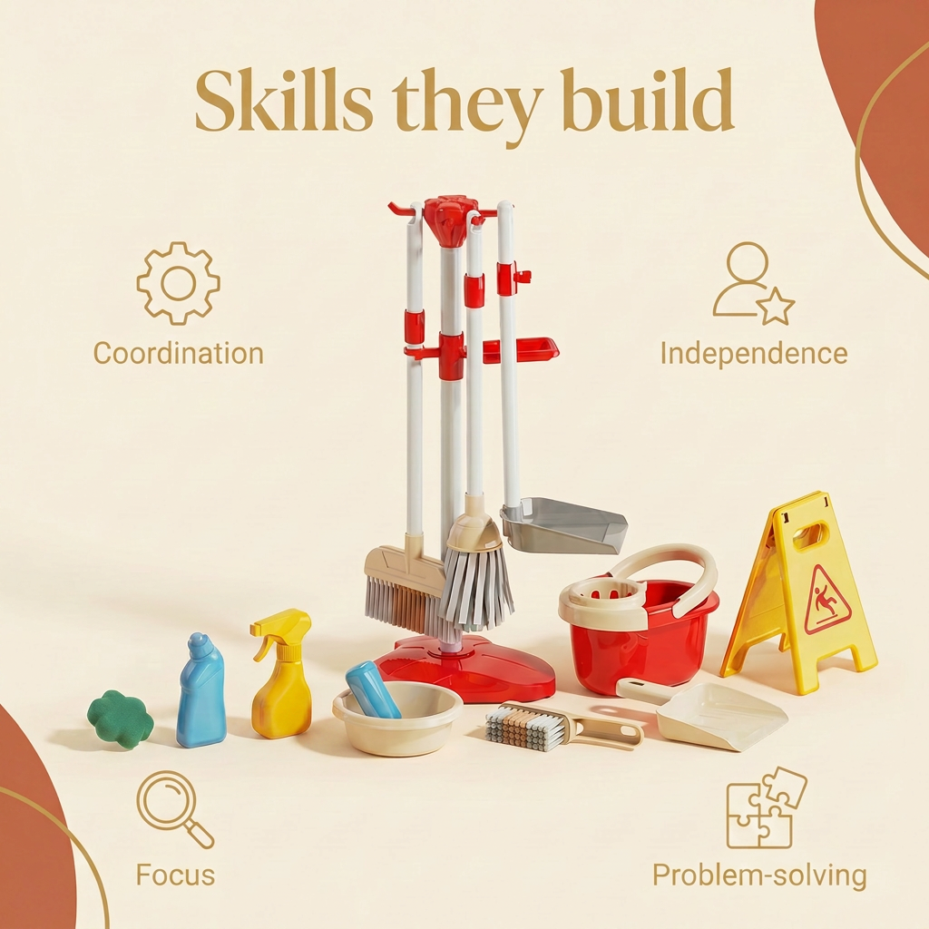 Skills they build - coordination, independence, focus, problem-solving