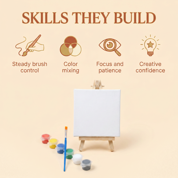 Skills the painting kit builds