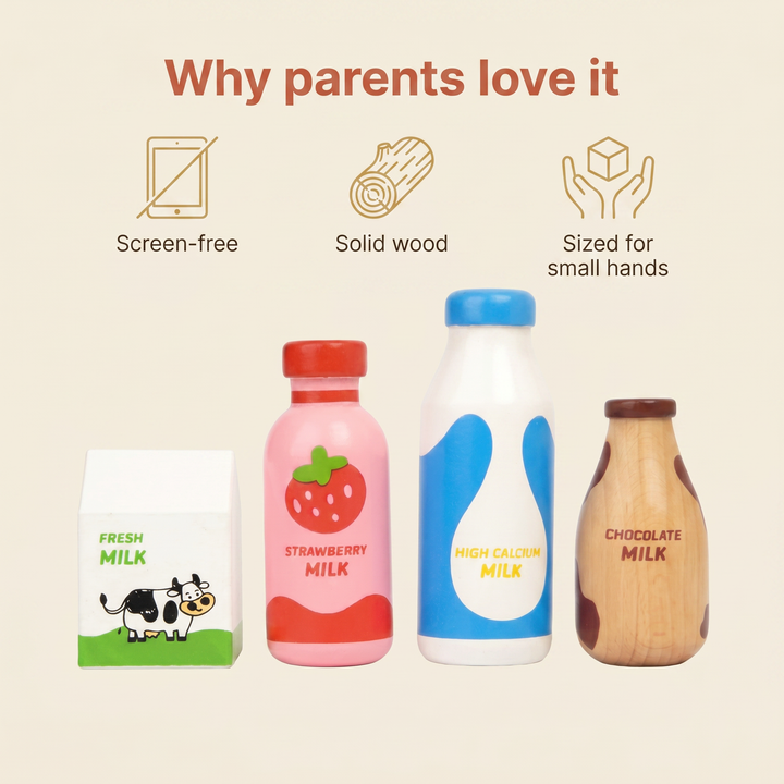 Why parents love it - screen-free, solid wood, sized for small hands