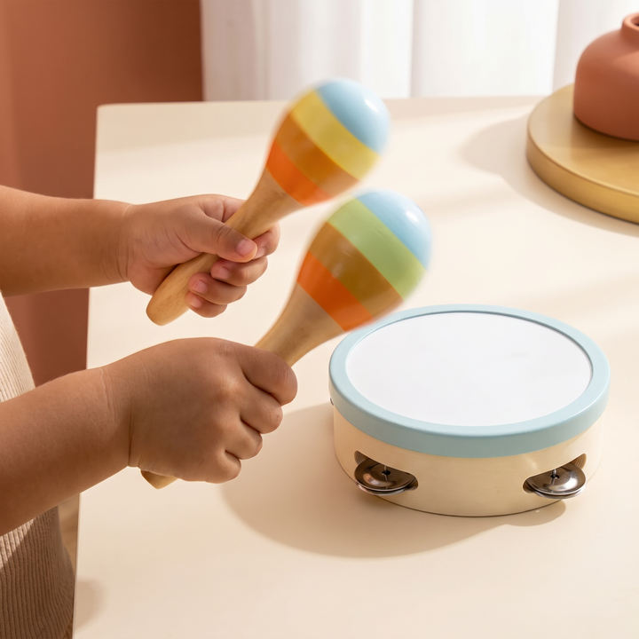 Wooden Montessori Music Band Set