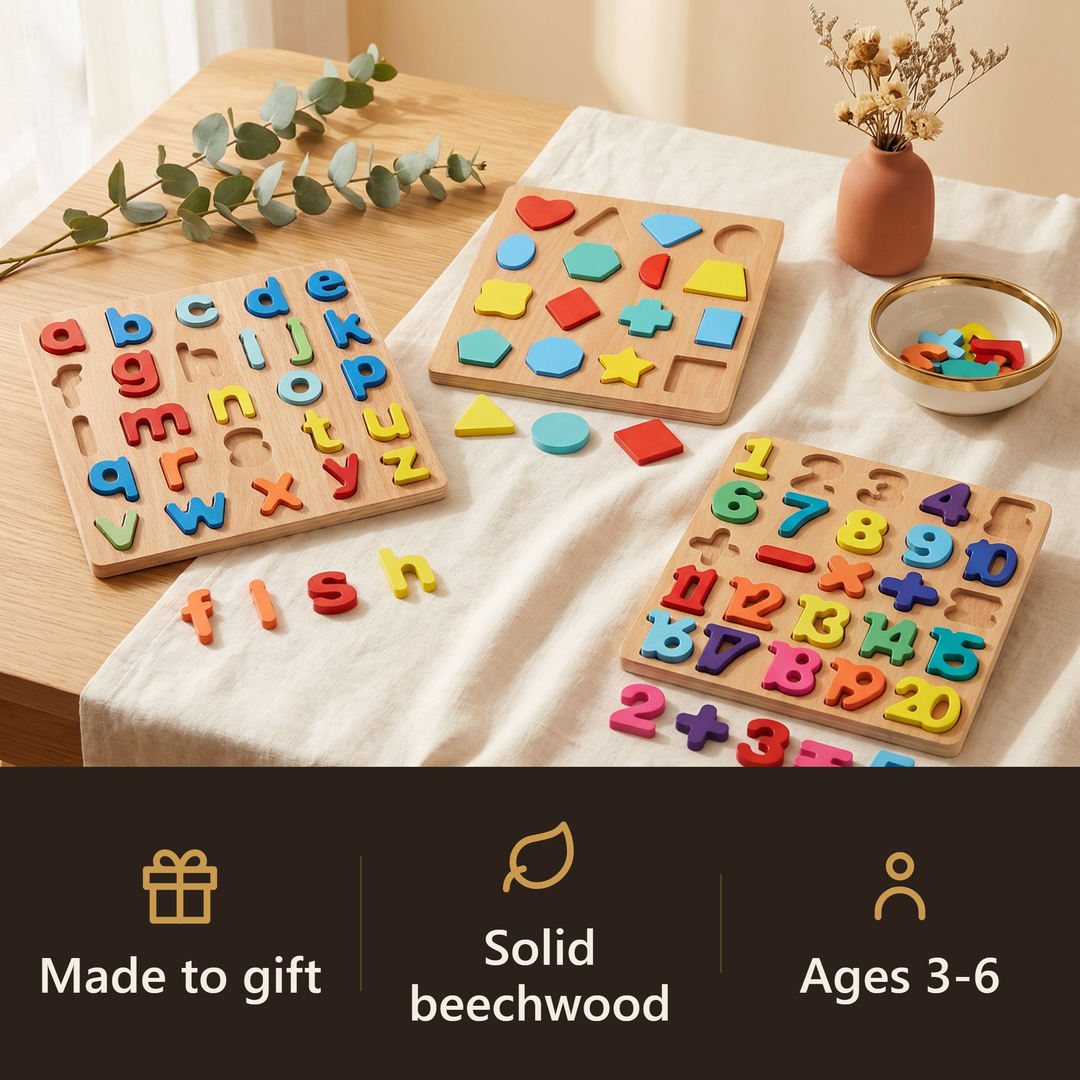 Wooden Matching Board - gift