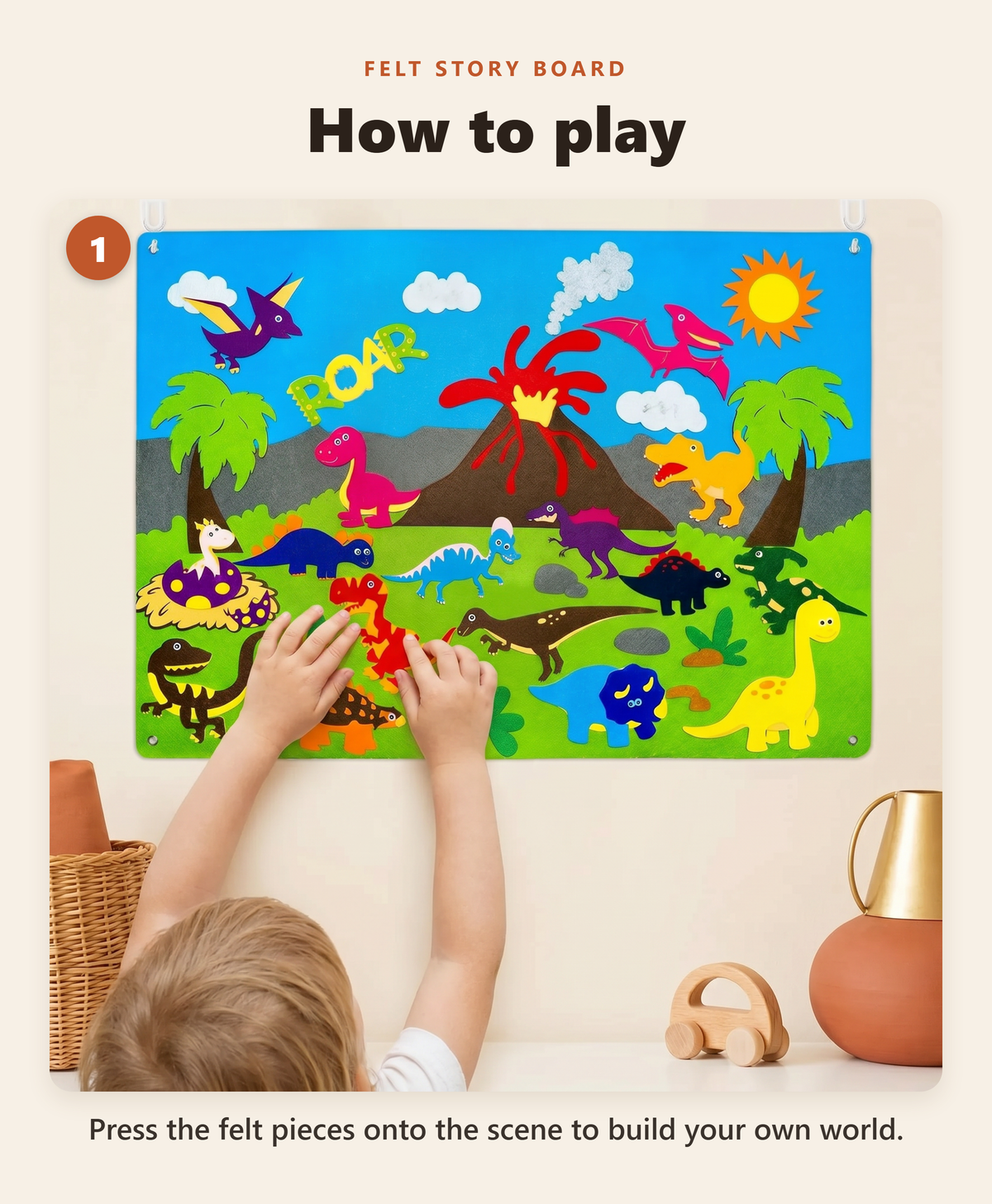 Montessori Felt Story Board Set - howto