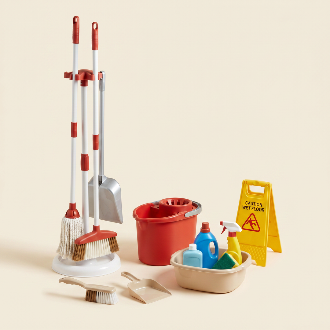 Kids Cleaning Toy Set - skills