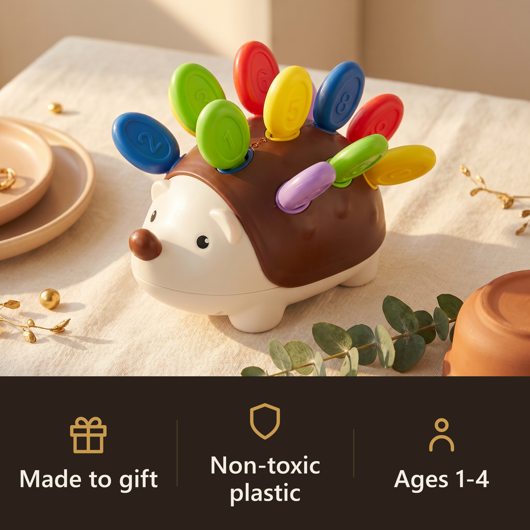 Counting Hedgehog Matching Toy - gift