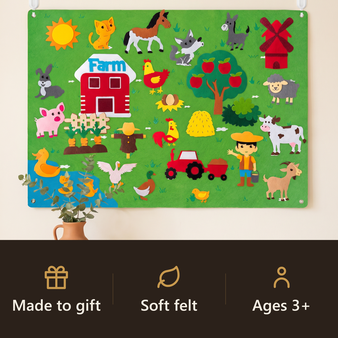Felt Farm Story Board - gift