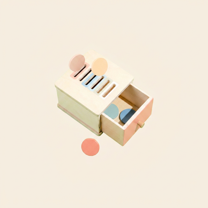 Coin - Wooden Montessori Drawer Box