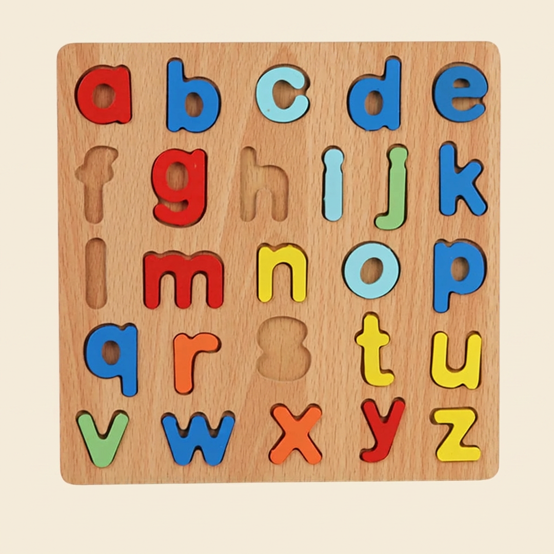 Lowercase letters - Wooden Matching Board