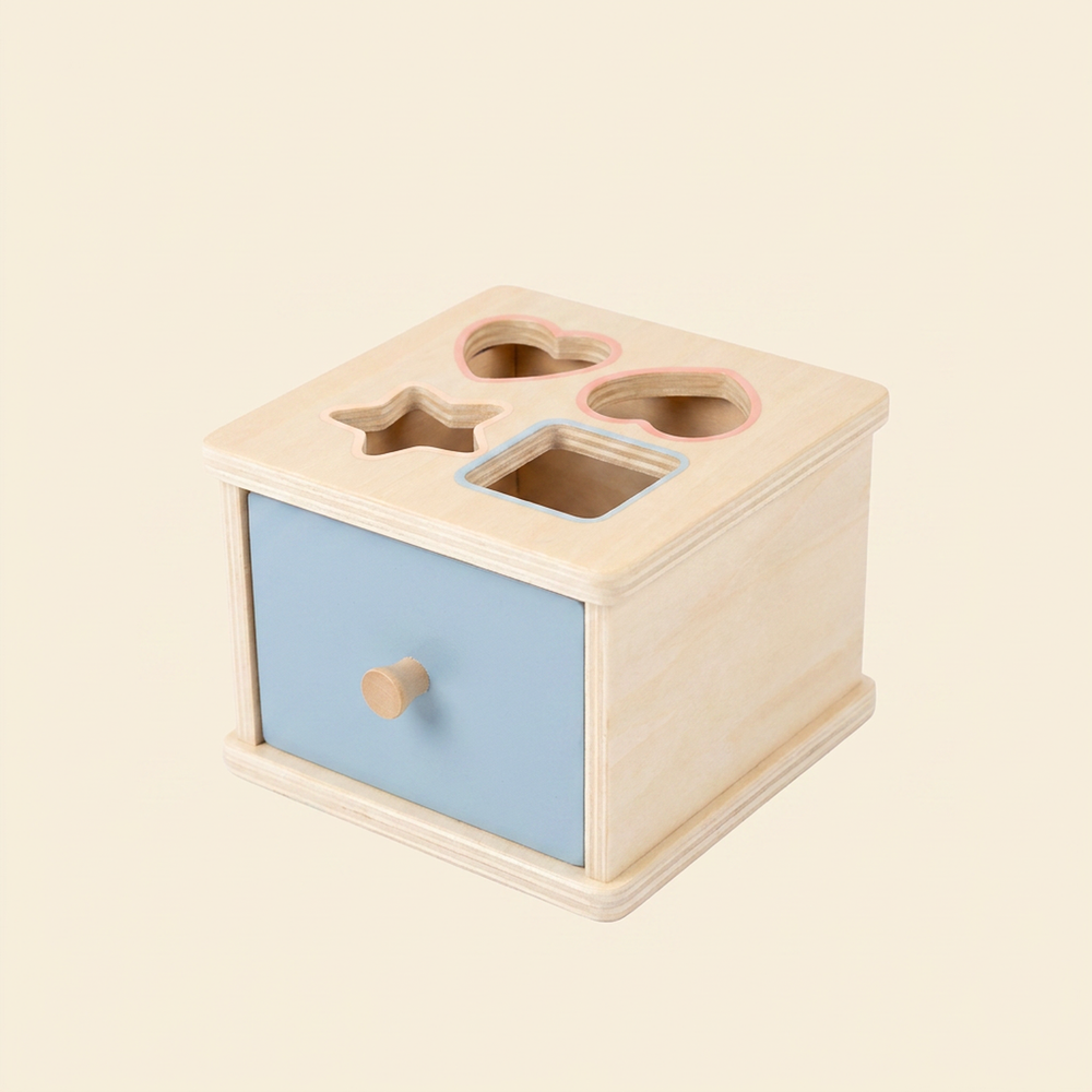 Shape - Wooden Montessori Drawer Box
