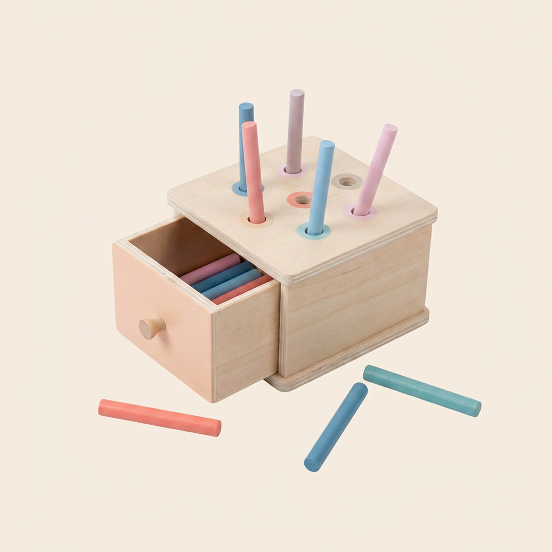 Sticks - Wooden Montessori Drawer Box