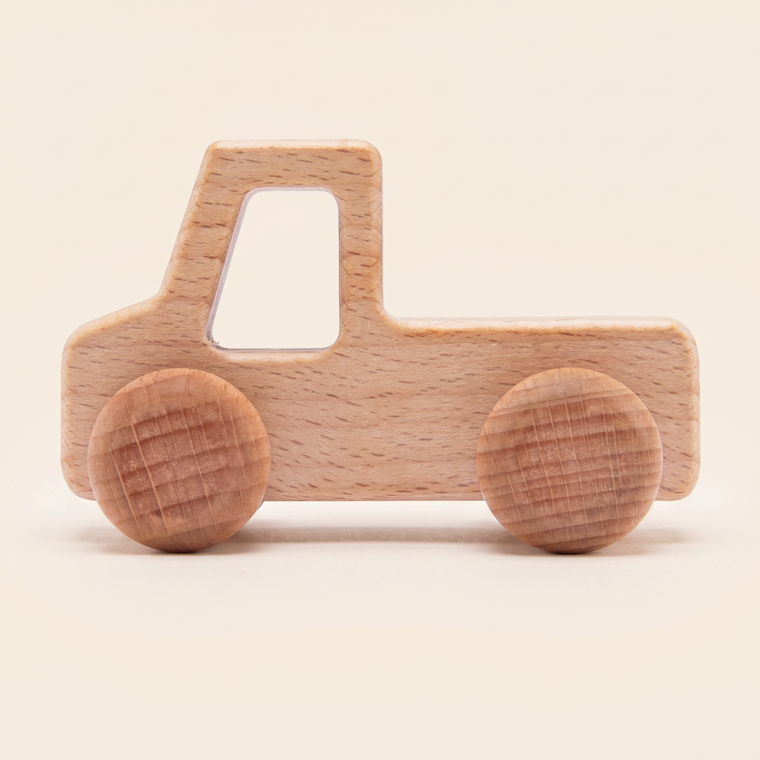 Soft Baby Vehicle Toys - Wood Truck